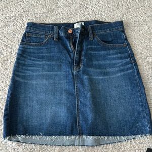Jcrew denim skirt size 27